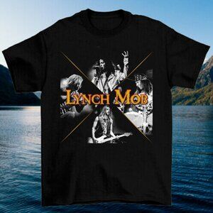 Lynch Mob World Tour Graphic Band T-Shirt Vintage Rock Concert Tee 80